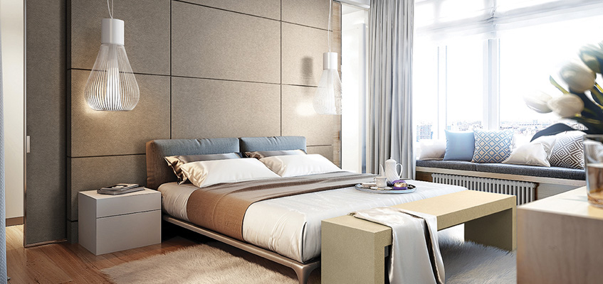 Schlafzimmer foliert mit Coala interior film