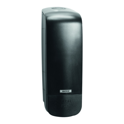 Katrin, Seifenspender 1000 ml, Kunststoff, schwarz
