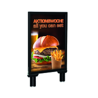 Double Sided Infoboard New Black