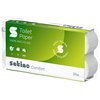 Toilettenpapier Satino comfort, 100 % Recycling, 3-lagig, 94 x 120 mm, 8 x 250 Blatt, 037060 | Antalis CH