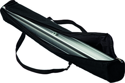Schwarze RollUp Tasche mit Reißverschluss